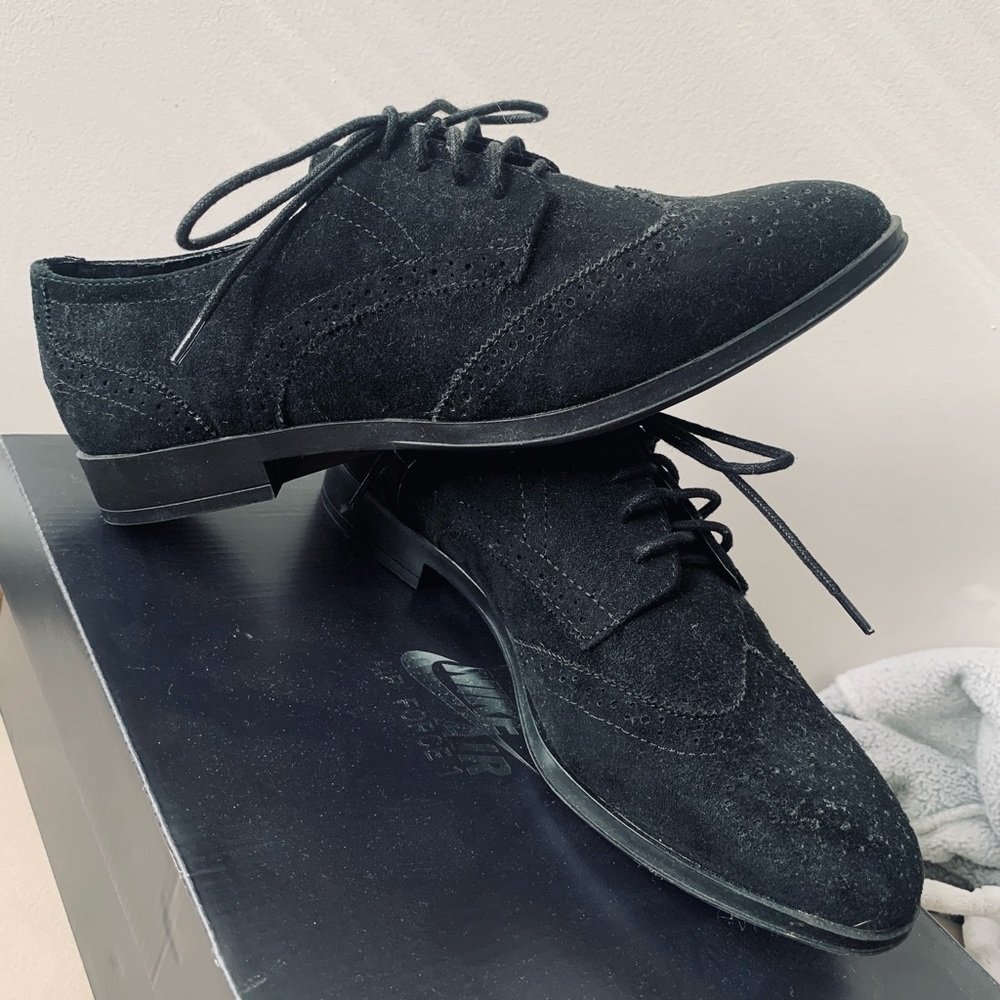 Suede Oxfords